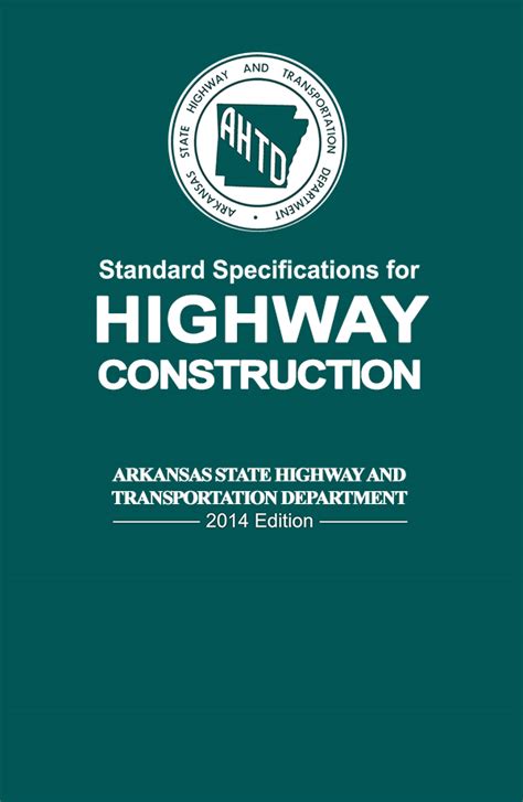 Standard Specifications for Highway Construction